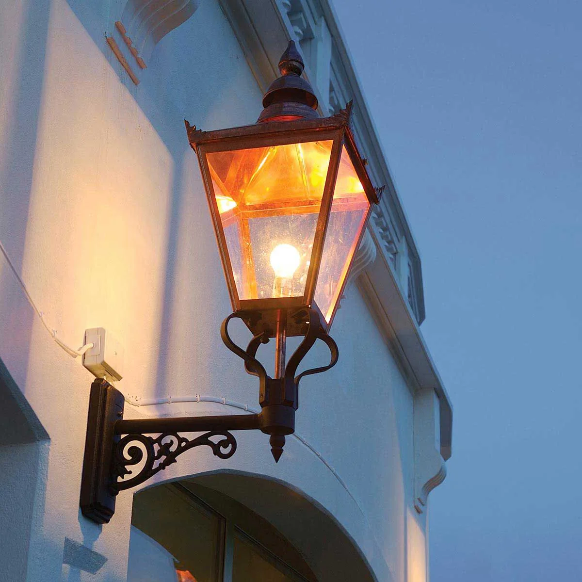 Chelsea 1 Light Up/Down Outdoor Lantern - Copper E27 IP44 - Image 15