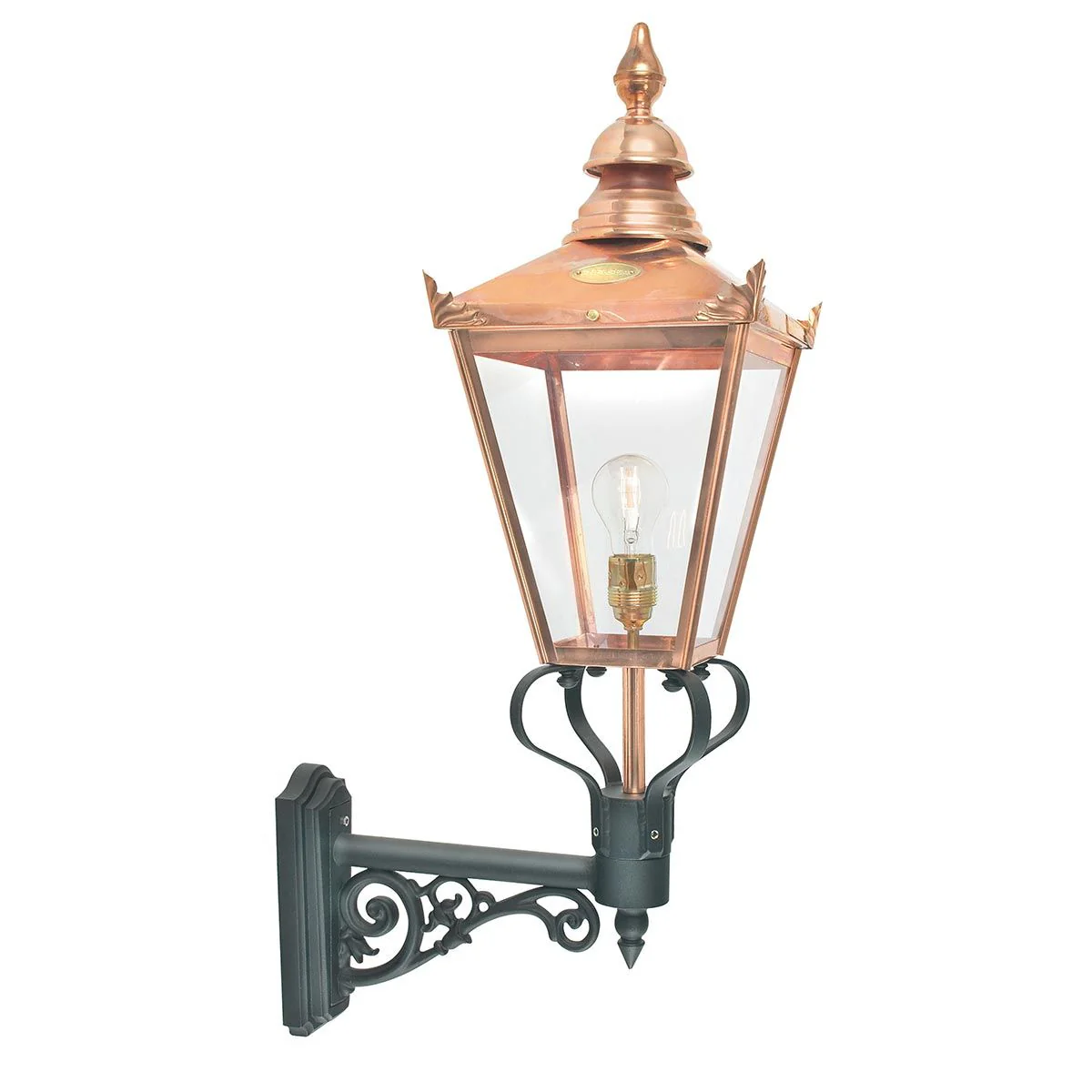 Chelsea 1 Light Up/Down Outdoor Lantern - Copper E27 IP44 - Image 3