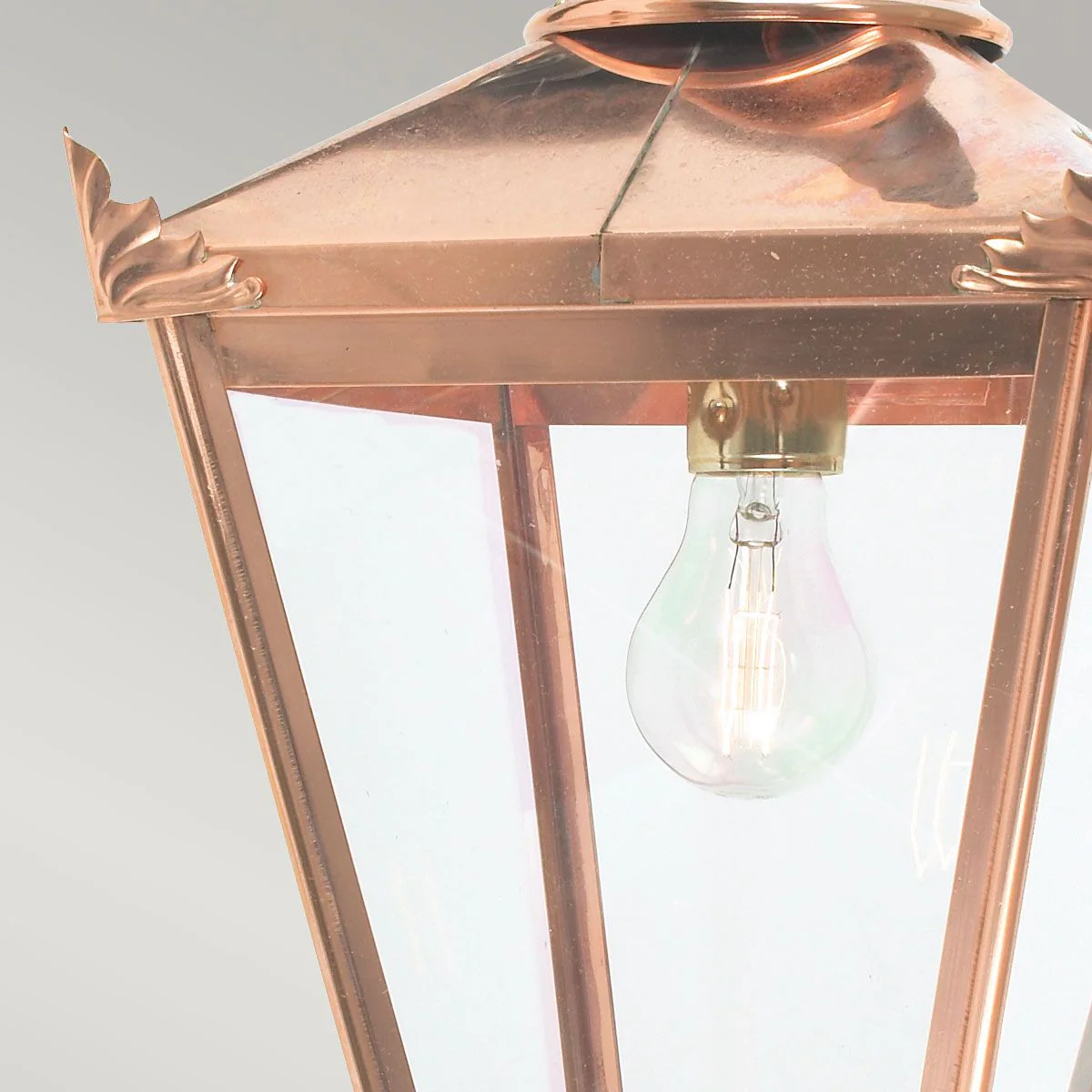 Chelsea 1 Light Up/Down Outdoor Lantern - Copper E27 IP44 - Image 6