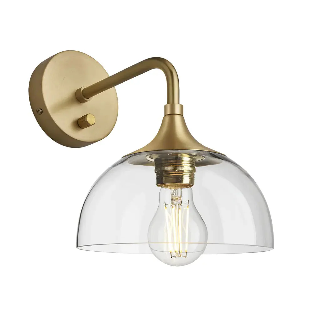 Chelsea Glass Globe/Dome Wall Light - Various Finishes - Image 13