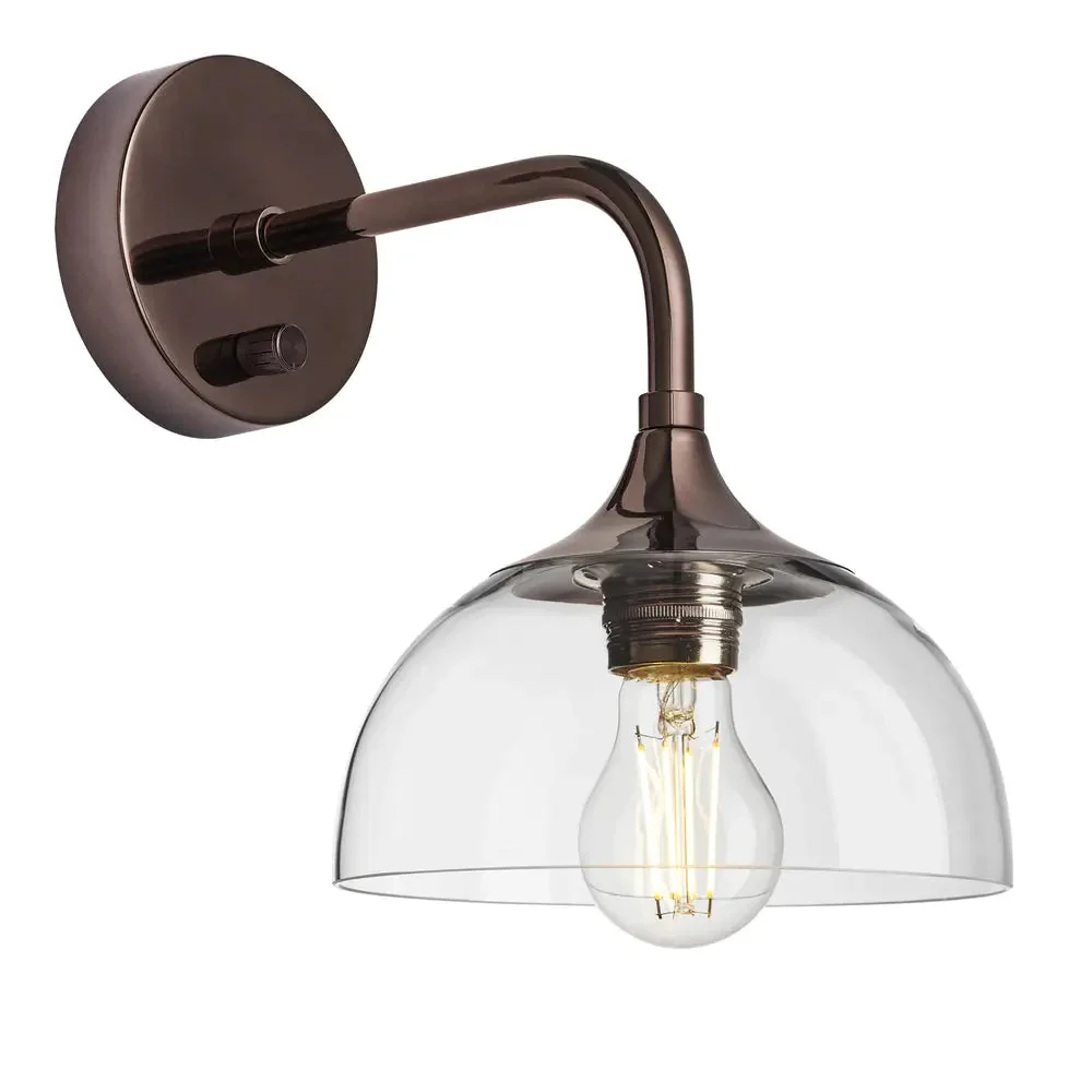 Chelsea Glass Globe/Dome Wall Light - Various Finishes - Image 18