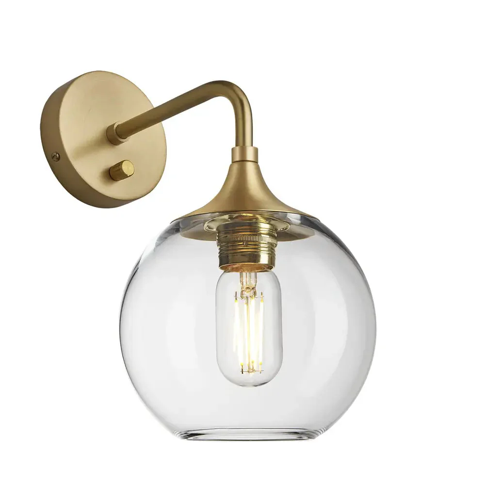 Chelsea Glass Globe/Dome Wall Light - Various Finishes - Image 3