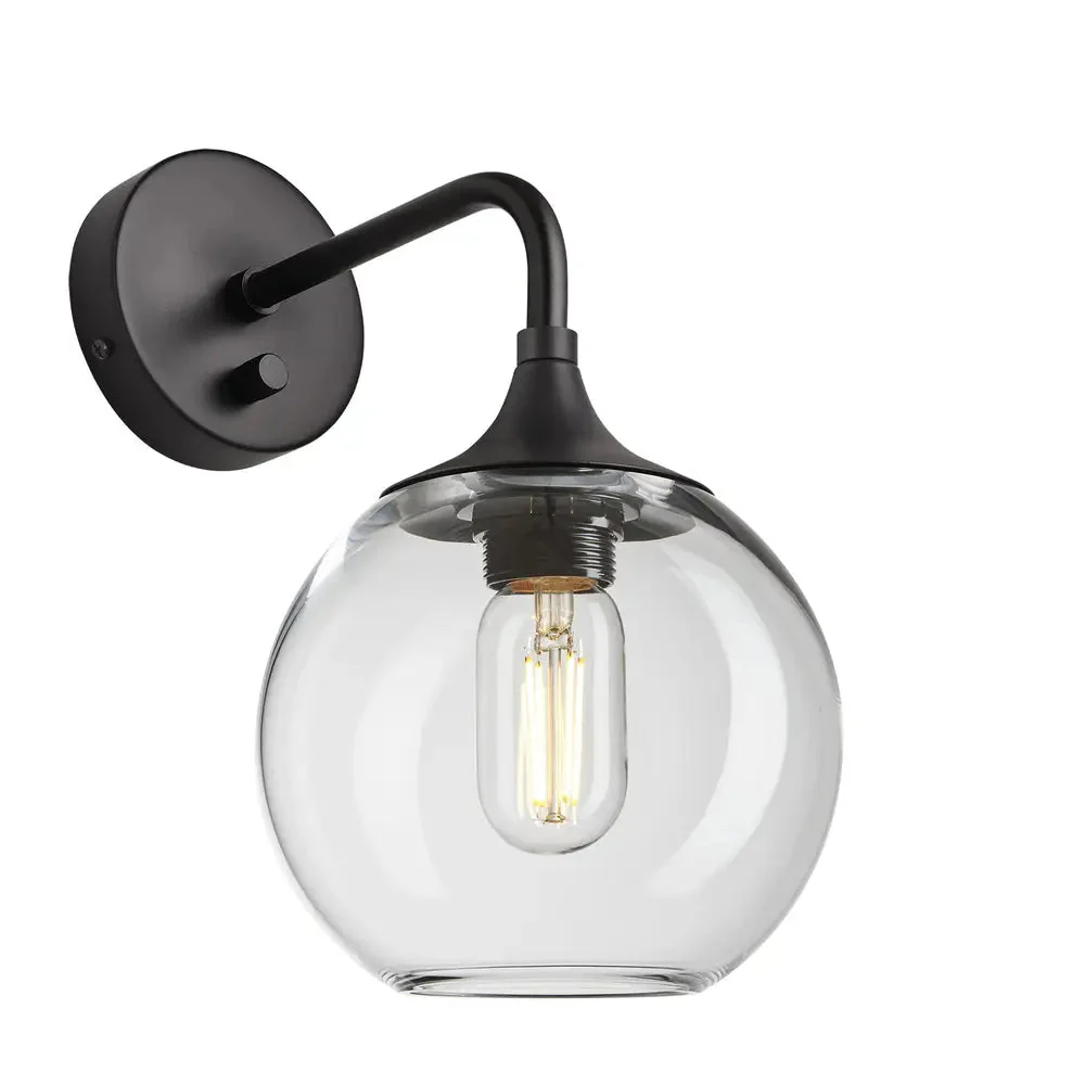 Chelsea Glass Globe/Dome Wall Light - Various Finishes - Image 4