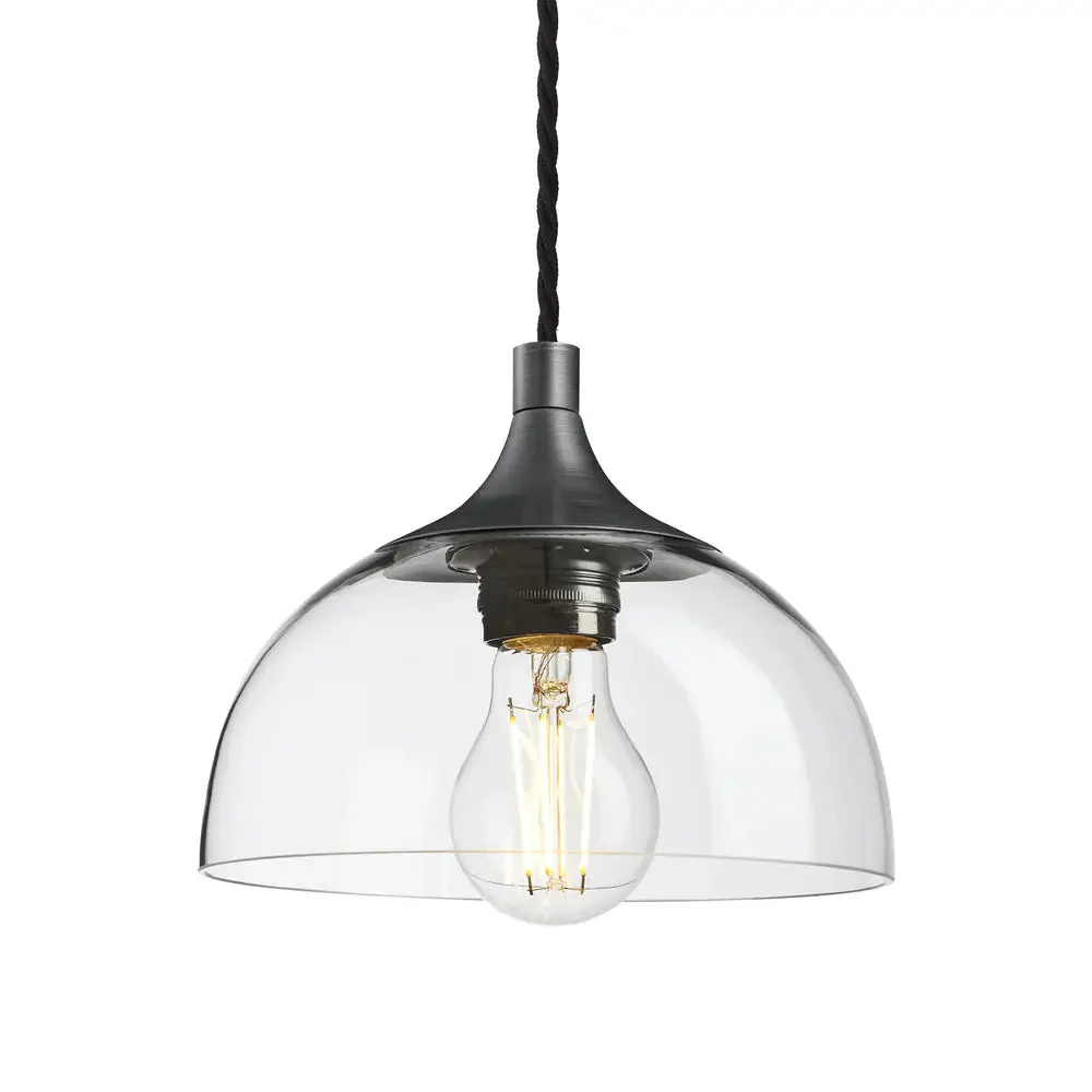 Chelsea Glass Globe/Dome Pendant Light - Various Finishes - Image 10