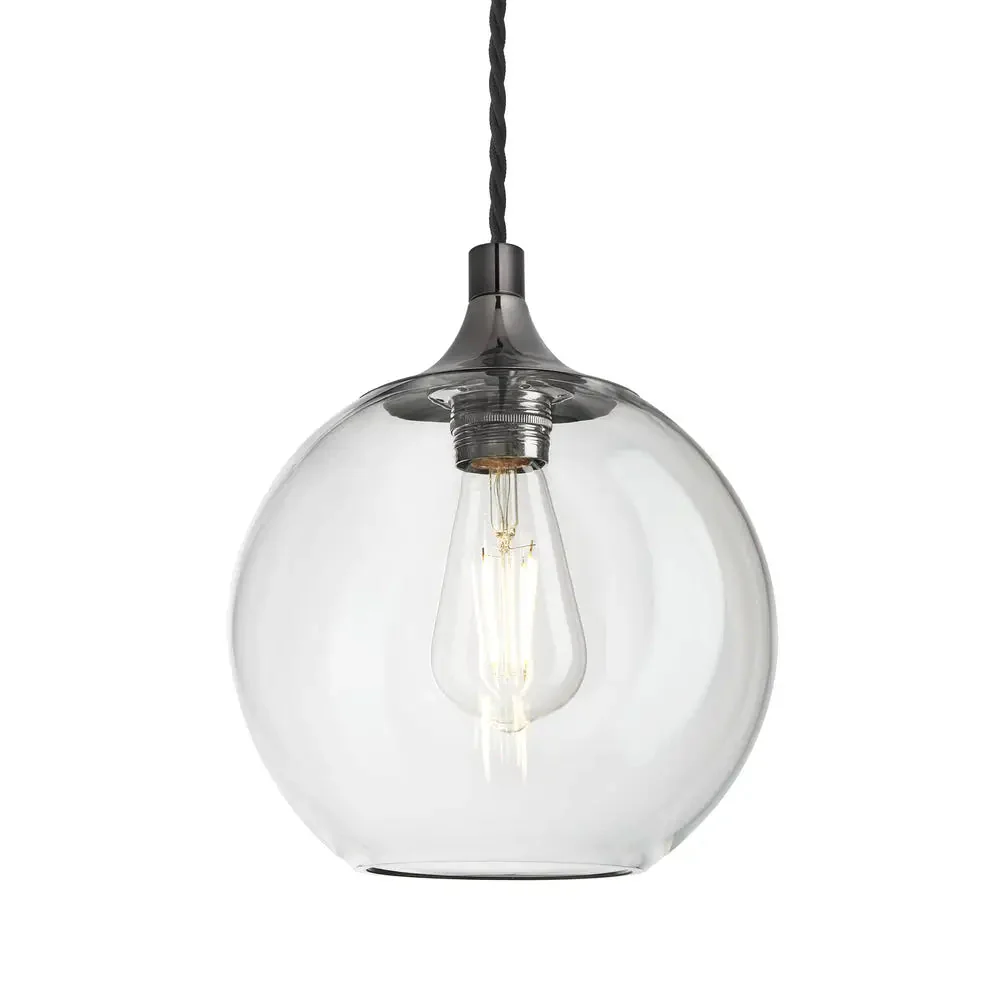Chelsea Glass Globe/Dome Pendant Light - Various Finishes - Image 18