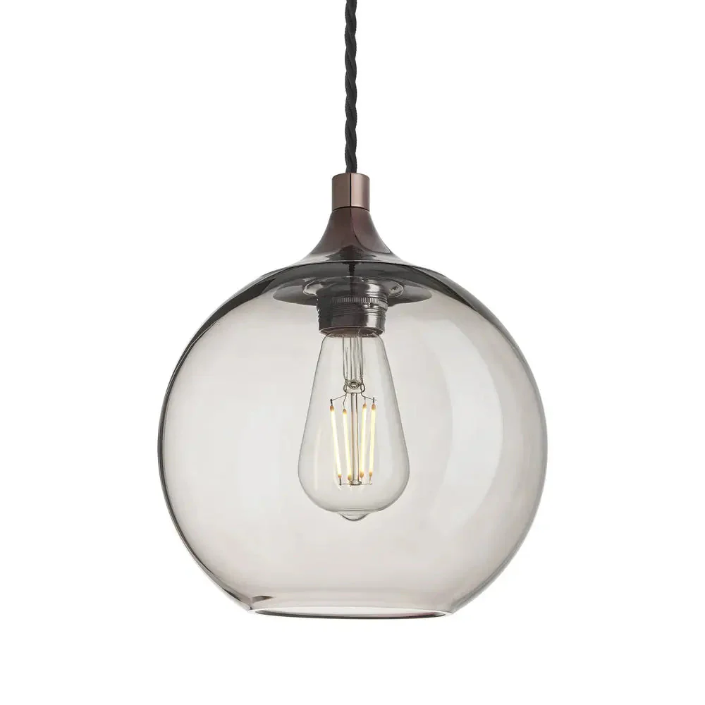 Chelsea Glass Globe/Dome Pendant Light - Various Finishes - Image 25