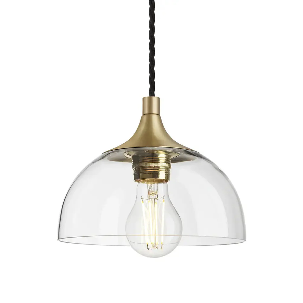 Chelsea Glass Globe/Dome Pendant Light - Various Finishes - Image 7