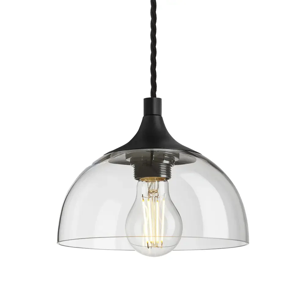 Chelsea Glass Globe/Dome Pendant Light - Various Finishes - Image 8