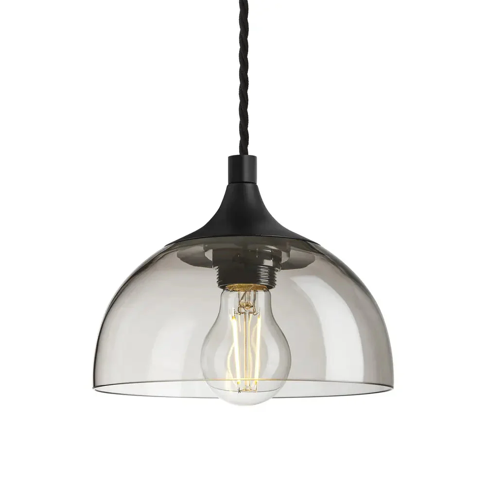 Chelsea Glass Globe/Dome Pendant Light - Various Finishes - Image 9
