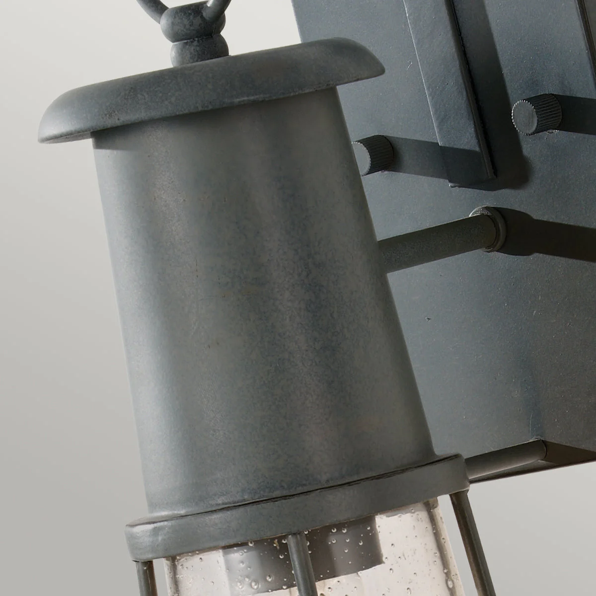 Chelsea Harbor Wall Lantern – Storm Cloud Finish - Image 3