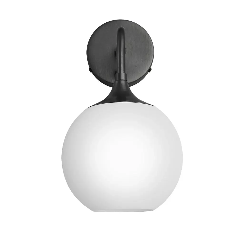 Chelsea Opal Glass Globe/Dome Wall Light  - Various Finishes - Image 6