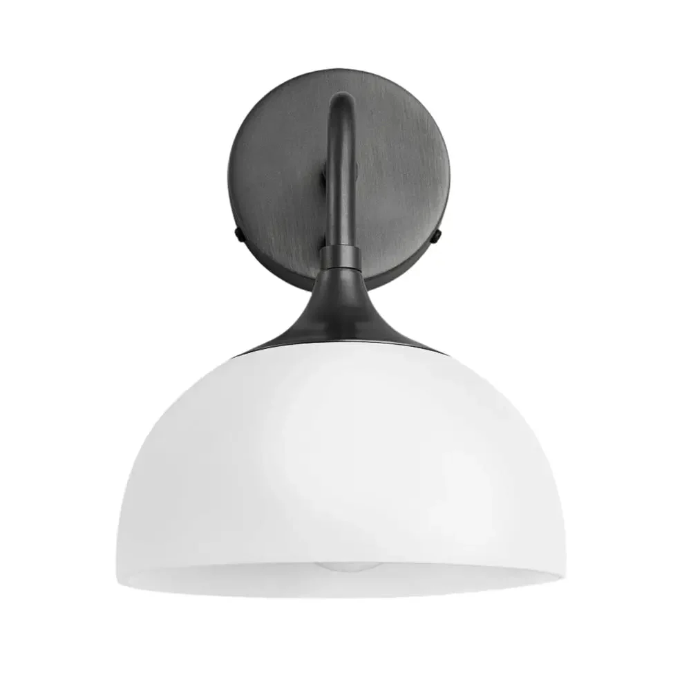 Chelsea Opal Glass Globe/Dome Wall Light  - Various Finishes - Image 7