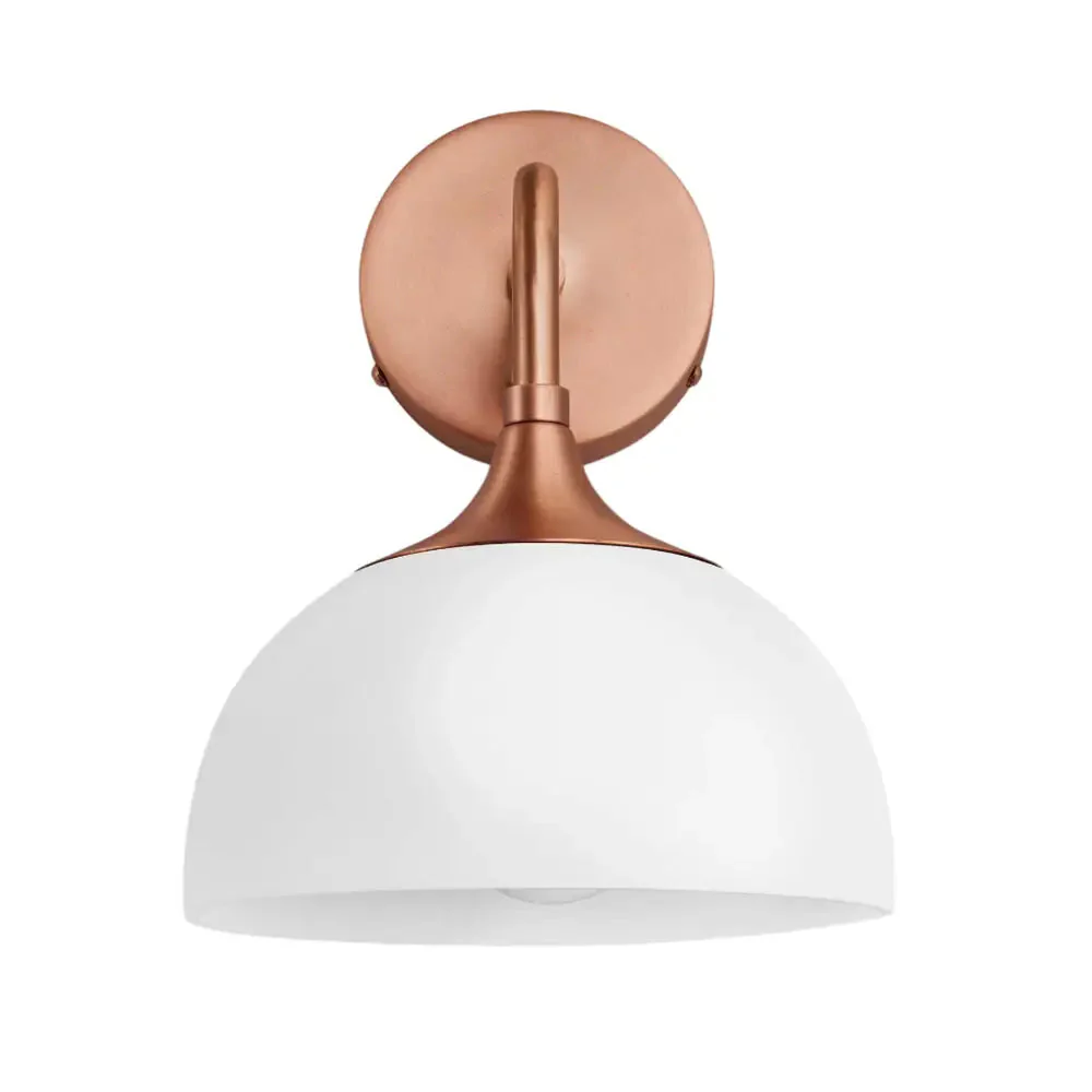 Chelsea Opal Glass Globe/Dome Wall Light  - Various Finishes - Image 8