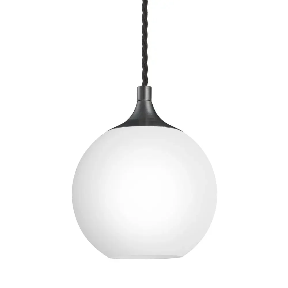 Chelsea Opal Glass Globe Pendant Light- Various Finishes - Image 2