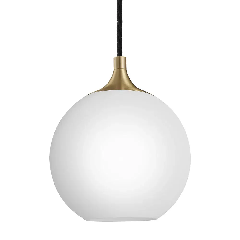 Chelsea Opal Glass Globe Pendant Light- Various Finishes - Image 5