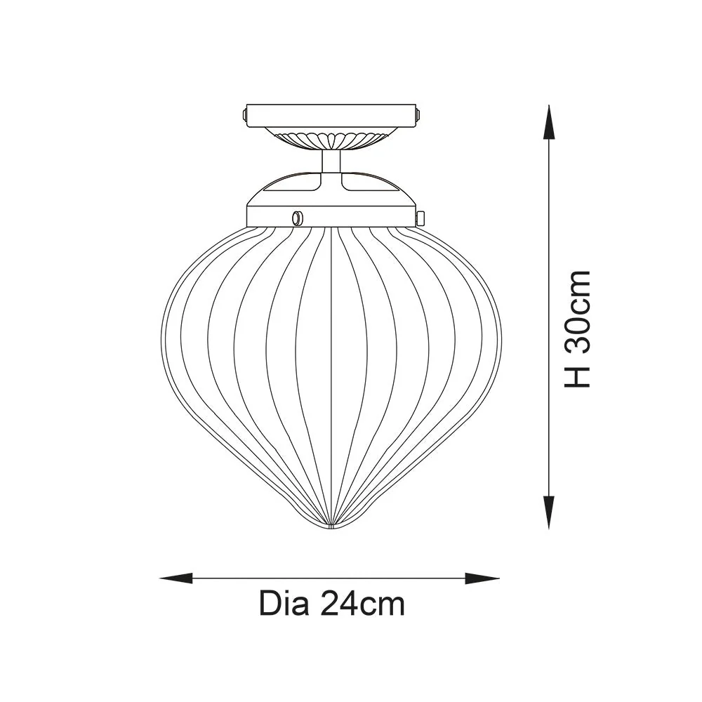 Cheshire Flush Bathroom Centre Ceiling Light IP44 - Chrome - Image 4