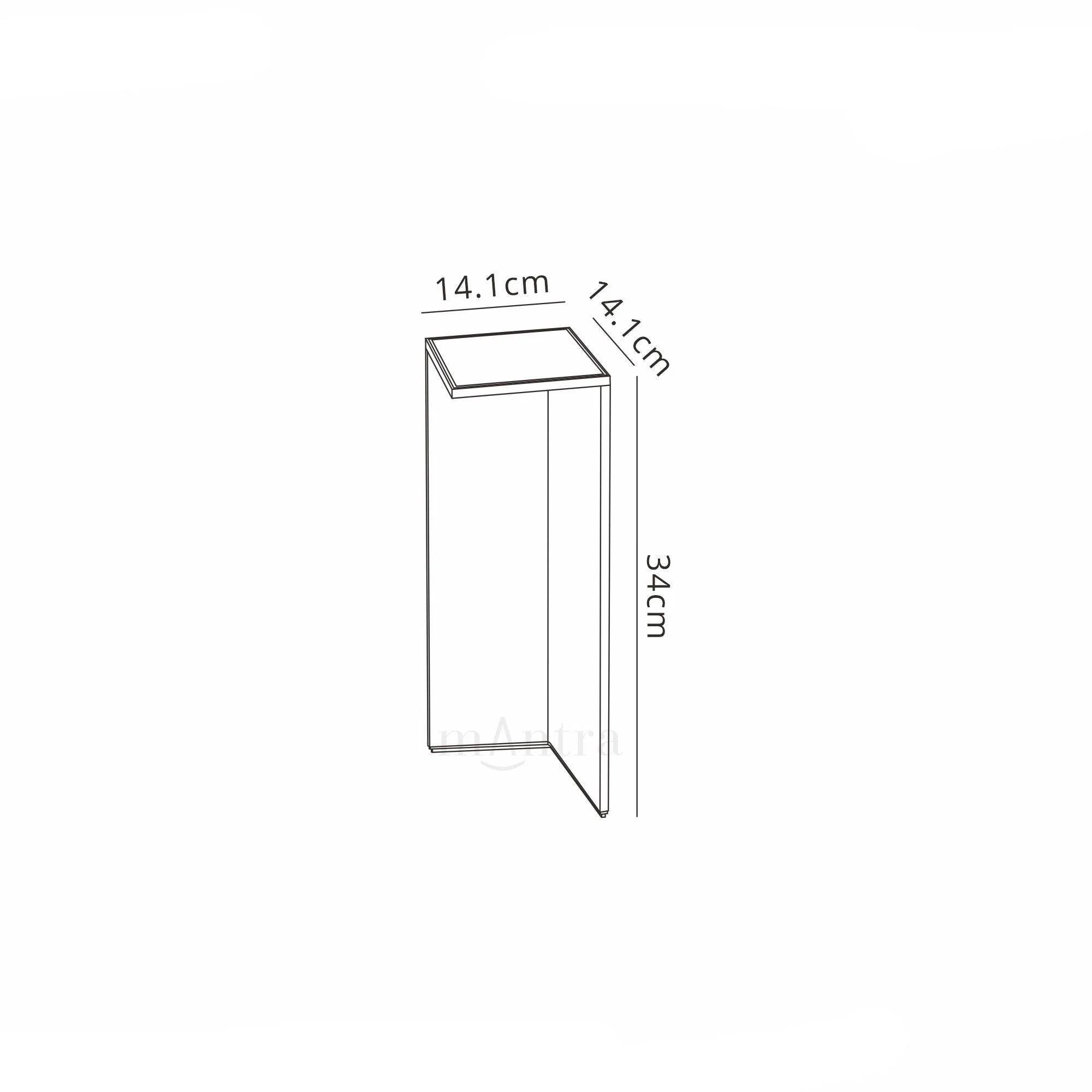 Chevalier Bollard Solar/Sensor, 2.2W LED, 3000K, 188lm, IP54, Graphite, 3yrs Warranty - Image 2