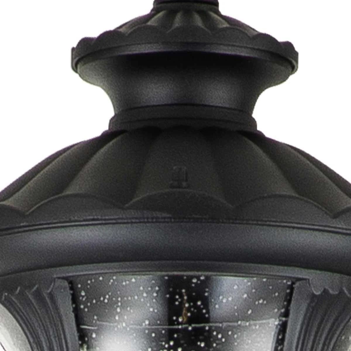 Chicago 1 Light Medium/Large Pillar Lantern - Bronze - Rusty Bronze Patina/Textured Black IP44 E27 - Image 19