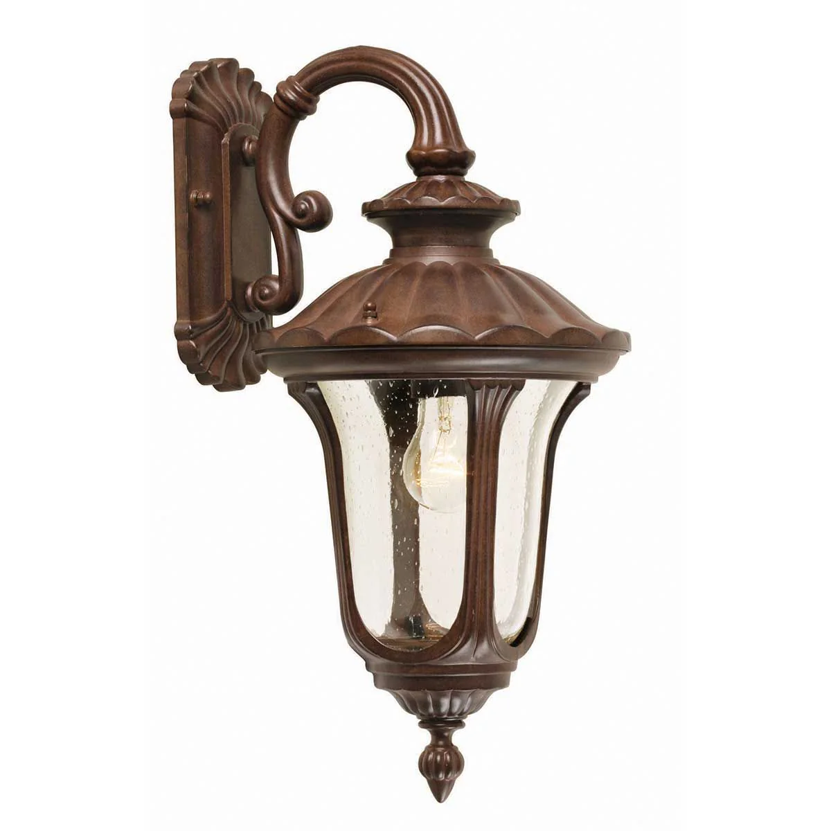 Chicago Lantern - Rusty Bronze Patina/Textured Black E14 IP44 - Image 16