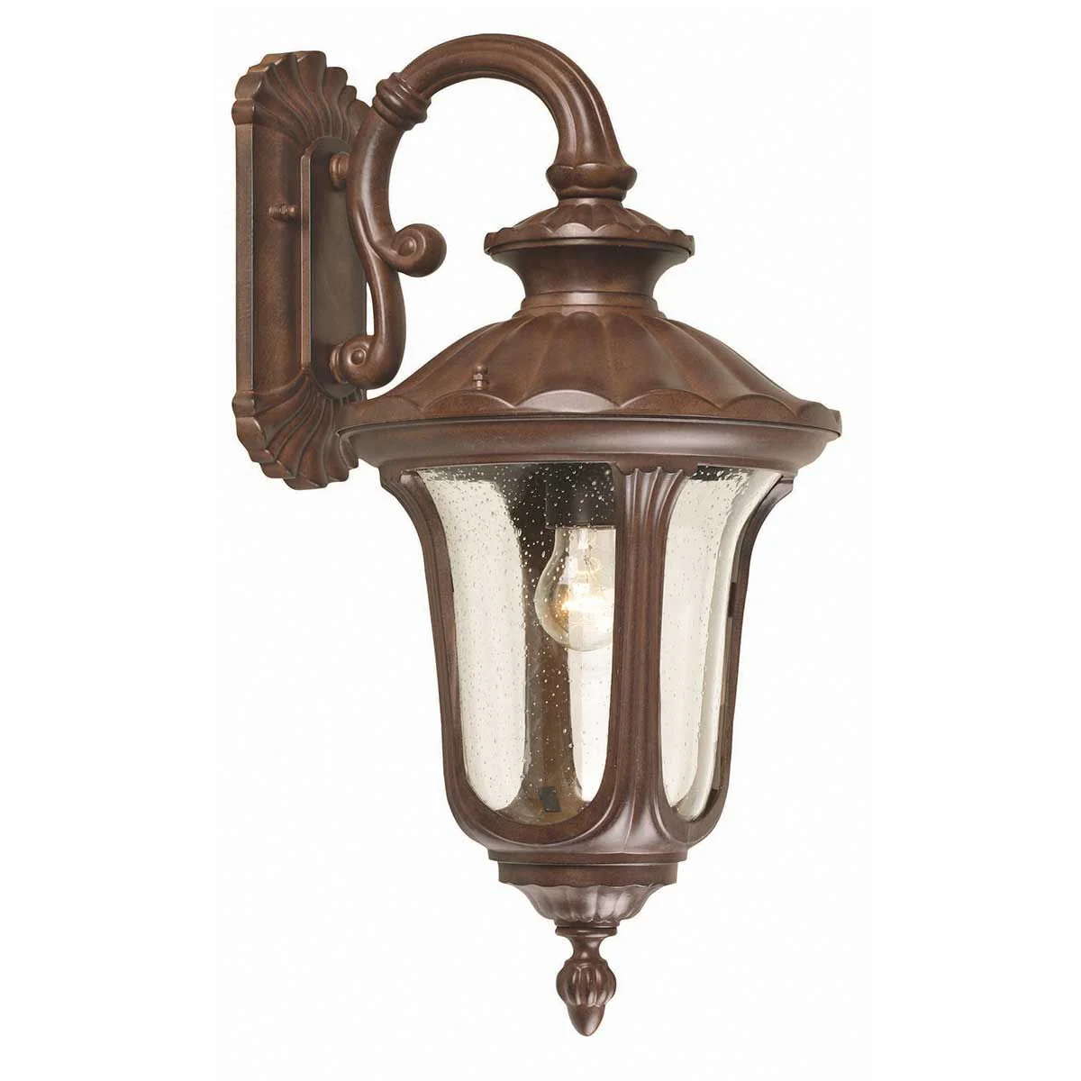 Chicago Lantern - Rusty Bronze Patina/Textured Black E14 IP44 - Image 18
