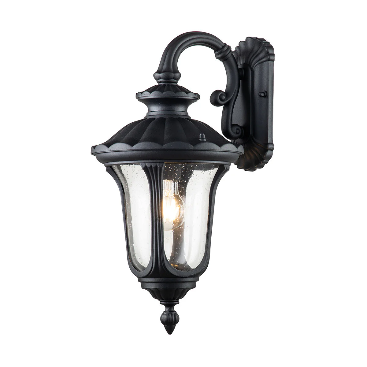Chicago Lantern - Rusty Bronze Patina/Textured Black E14 IP44 - Image 3