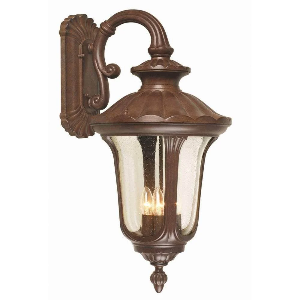 Chicago Lantern - Rusty Bronze Patina/Textured Black E14 IP44 - Image 5