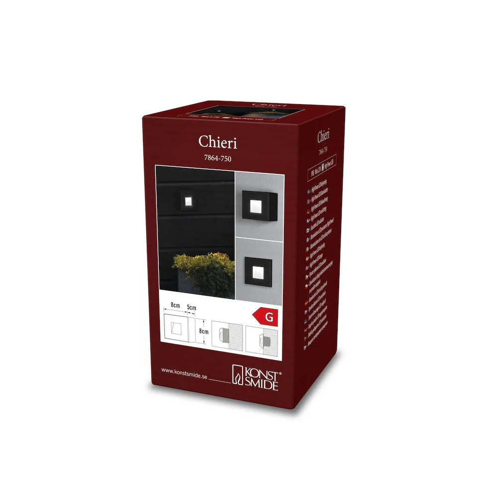 Chieri Small/Medium Light Black High Power Led IP54 - Image 5