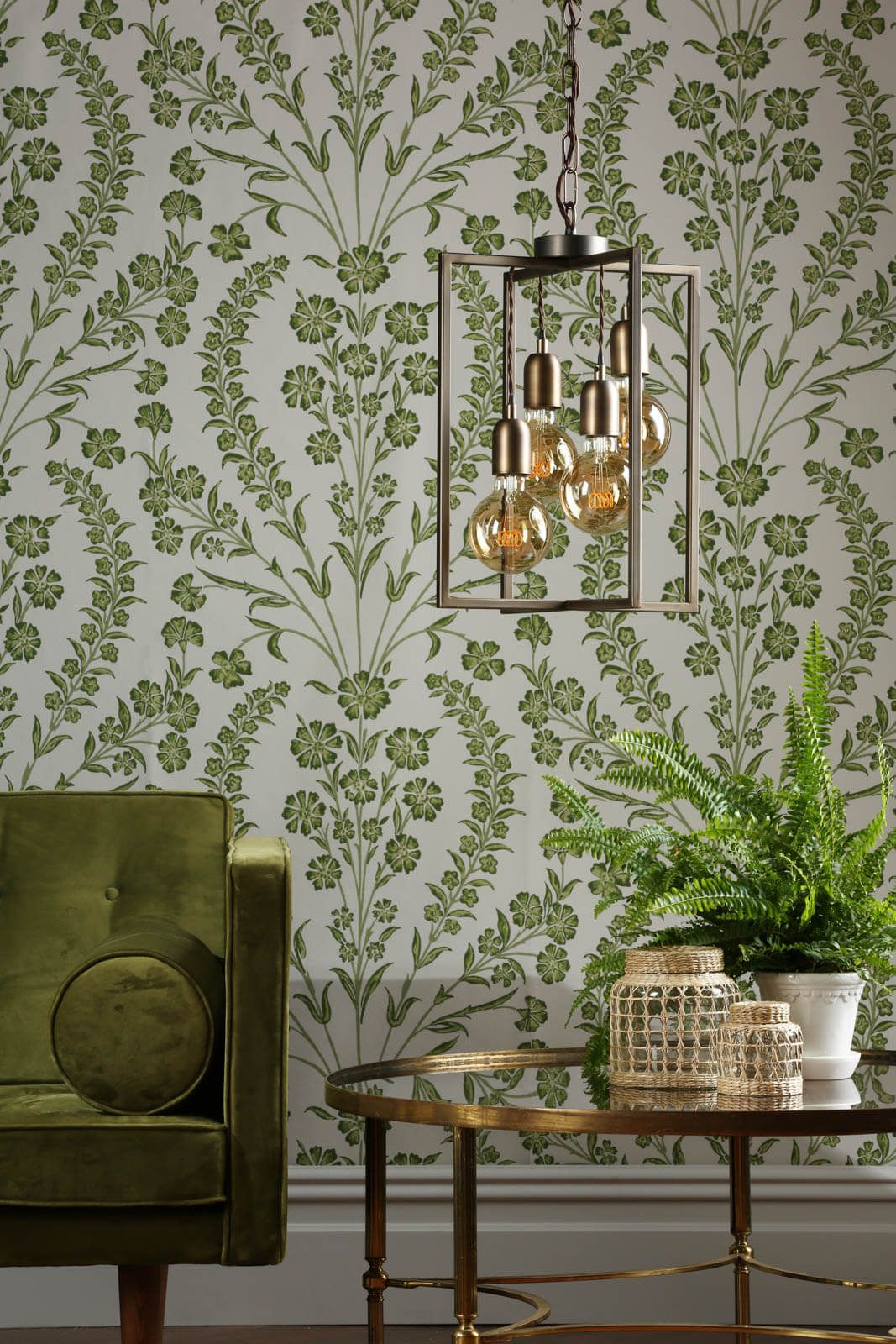 Chiswick Four Light Pendant in Antique Brass - Image 6