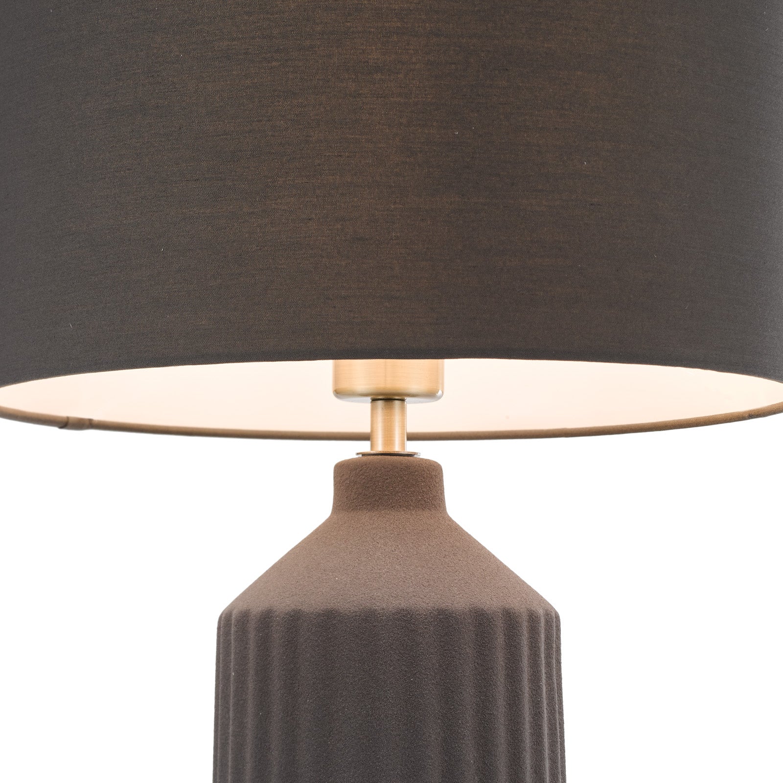 Chloris Table Lamp Green/Grey With Shade E27 - Image 9