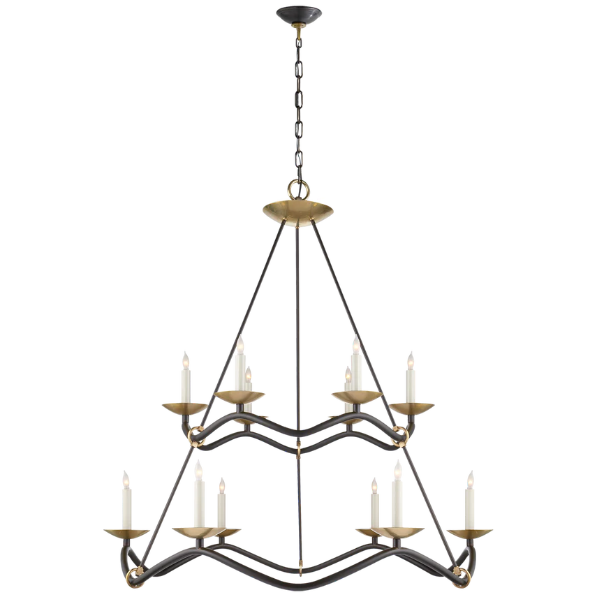 Choros One/Two Tier Chandelier - Image 2