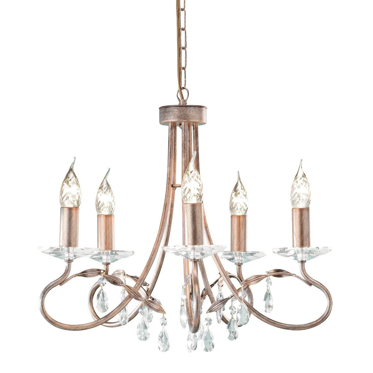 Christina 3/5/8Lt Centre Ceiling Light - Silver & Gold Finish - Image 2