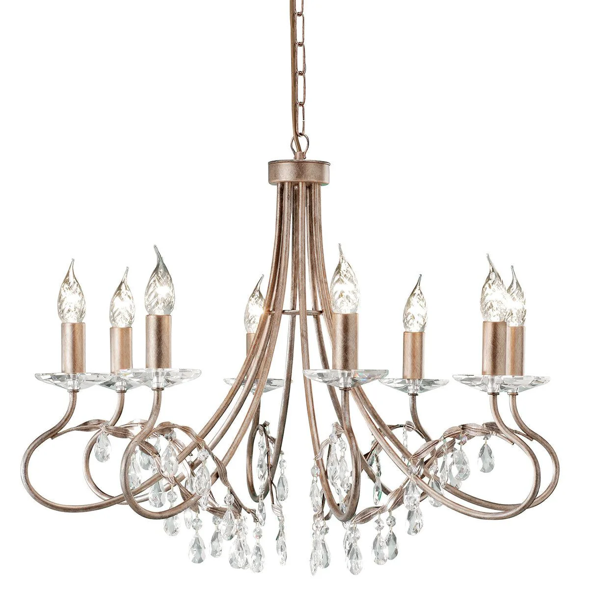 Christina 3/5/8Lt Centre Ceiling Light - Silver & Gold Finish - Image 3