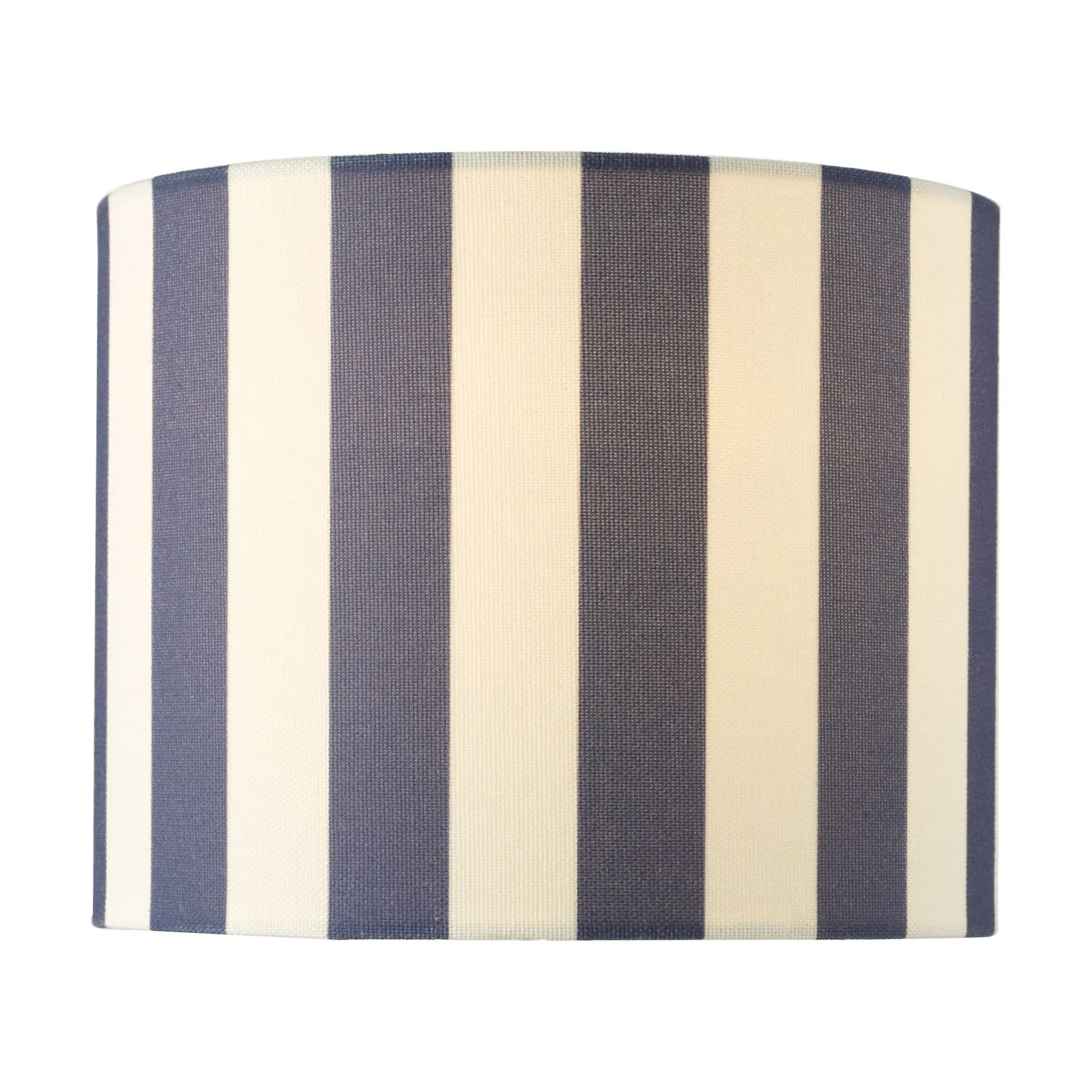 Cicada Linen Drum Shade 20cm- Blue/ Orange Finishes - Image 4