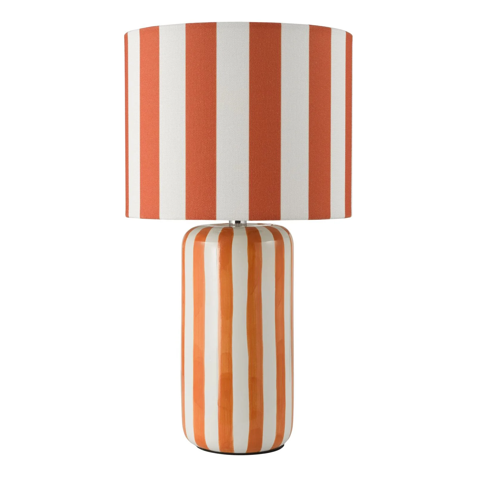 Cicada Table Lamp- Polished Chrome With Orange/ Blue Shade Finishes - Image 2