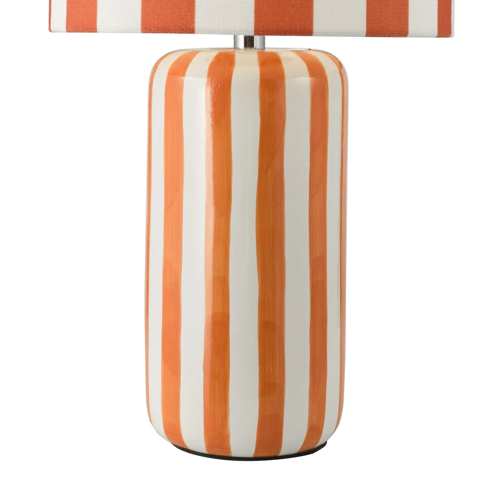 Cicada Table Lamp- Polished Chrome With Orange/ Blue Shade Finishes - Image 4
