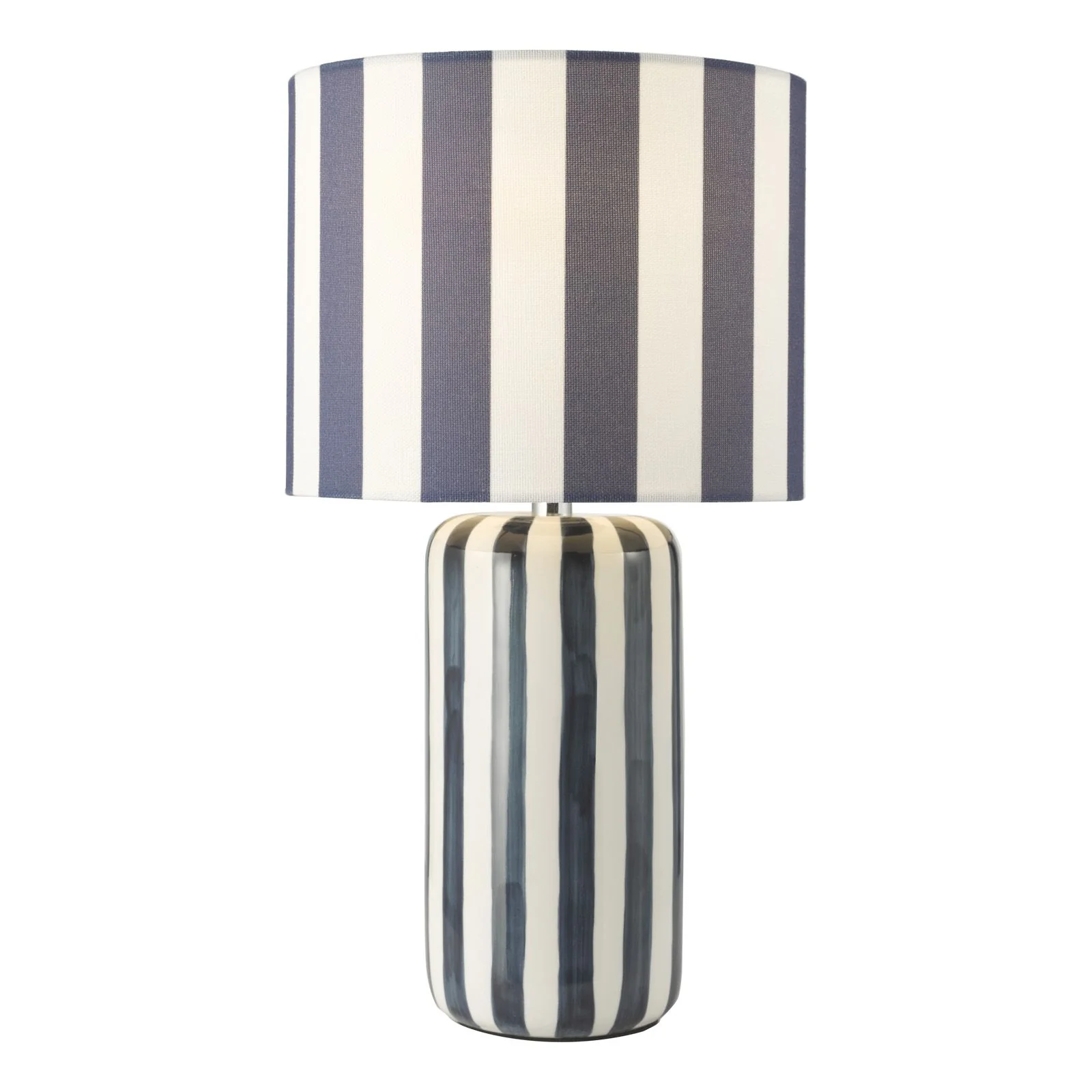 Cicada Table Lamp- Polished Chrome With Orange/ Blue Shade Finishes - Image 5