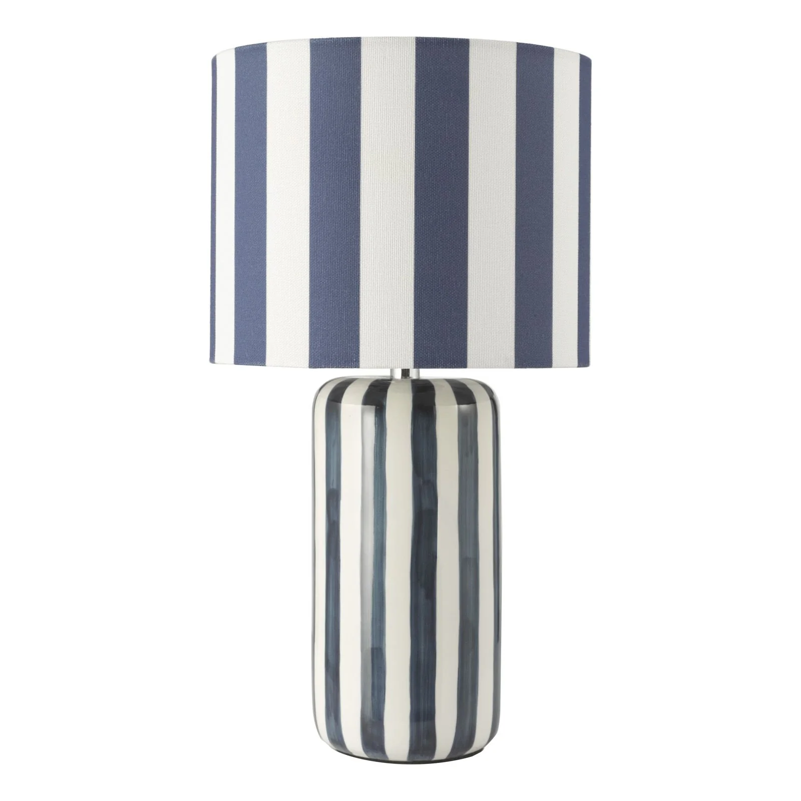 Cicada Table Lamp- Polished Chrome With Orange/ Blue Shade Finishes - Image 6