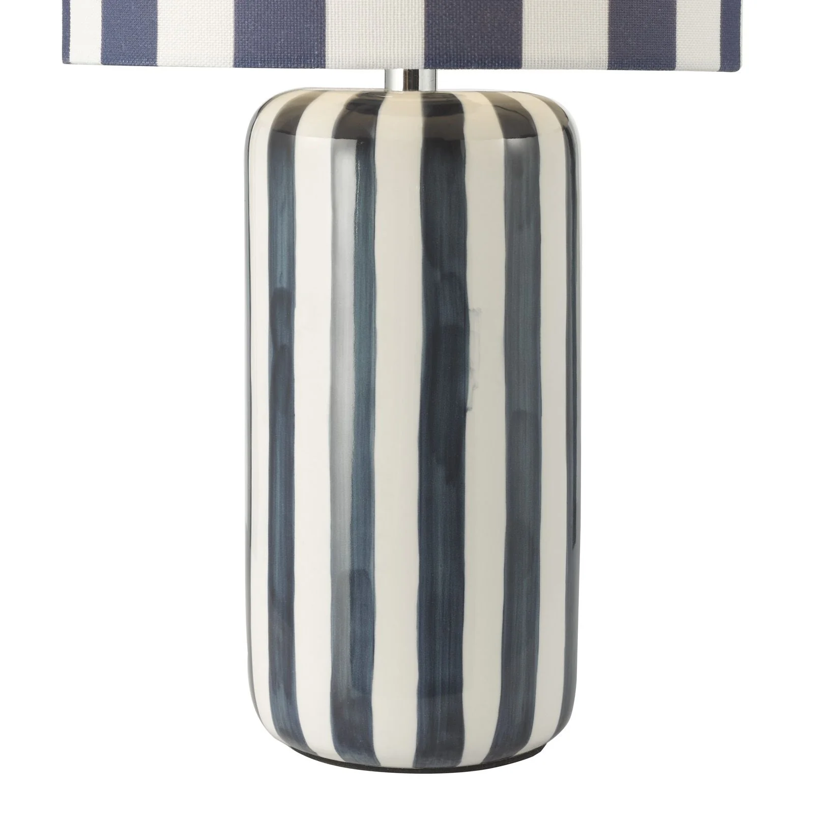 Cicada Table Lamp- Polished Chrome With Orange/ Blue Shade Finishes - Image 8