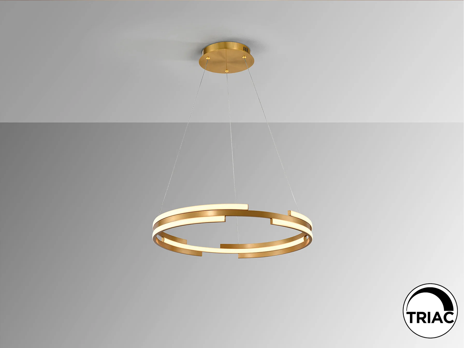 Ciclos Centre Ceiling Light - Gold Finish - Image 4
