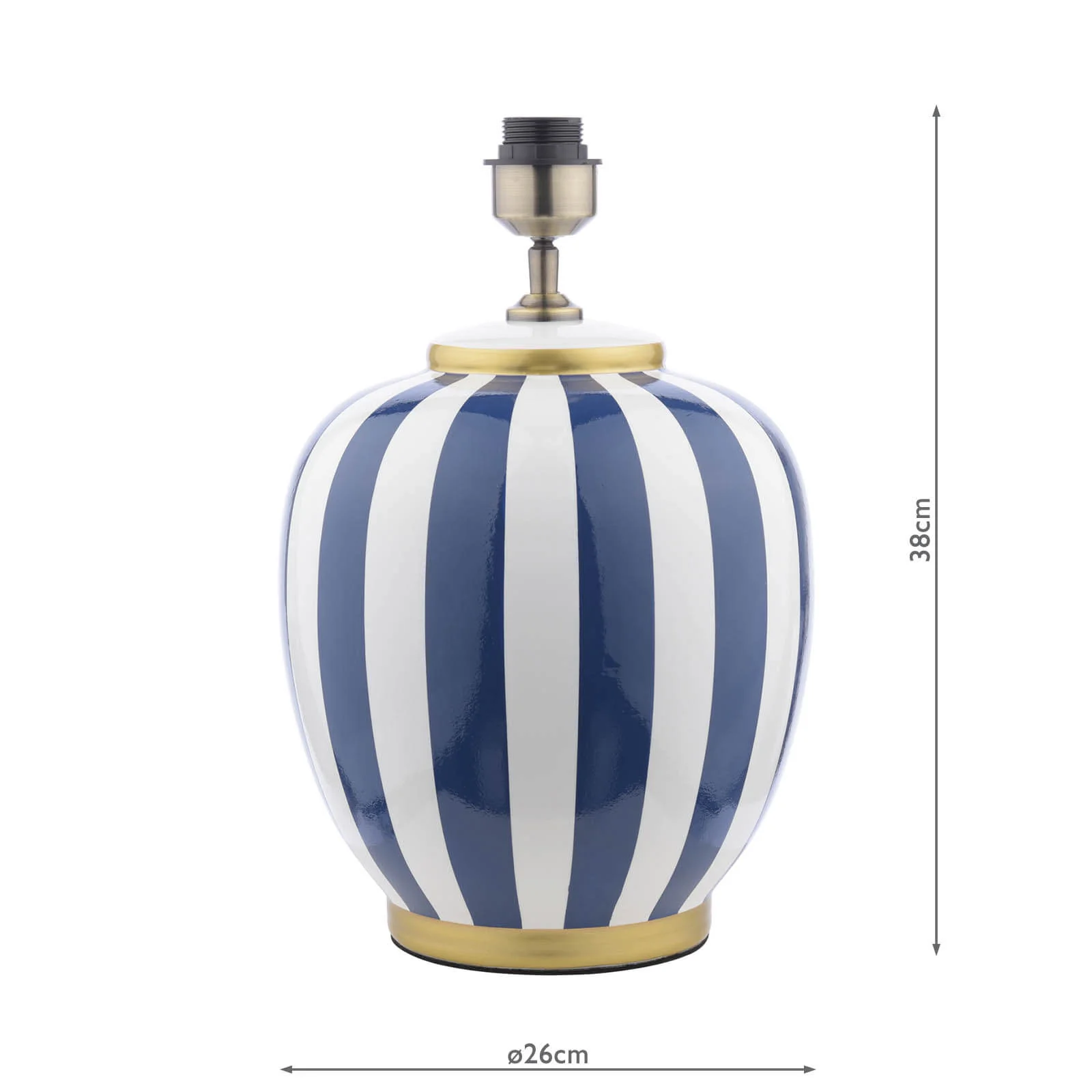 Circus Ceramic Table Lamp- Base Only Various Colours - Image 5