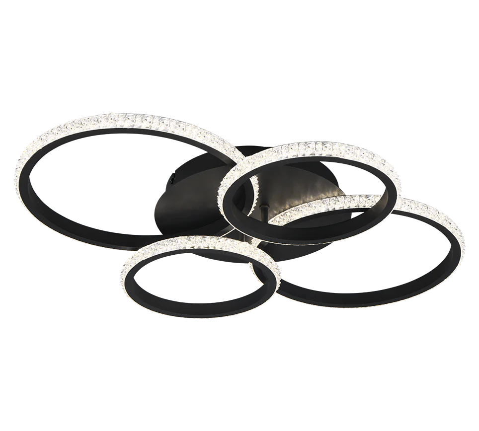 Cires Ceiling Light - Black & White Finishes - Image 2
