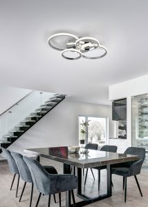 Cires Ceiling Light - Black & White Finishes - Image 5