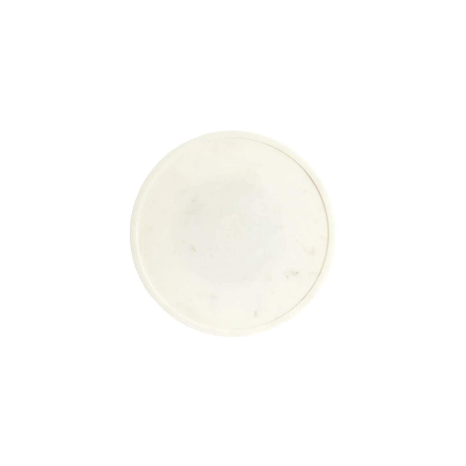 Civita Marble Side Table- White+Antique Bronze - Image 4