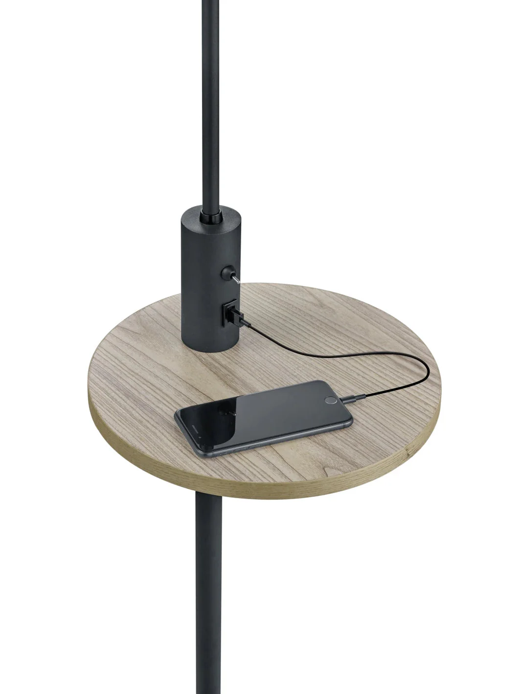 Claas Classic Floor Lamp - Nickel/Black - Image 3