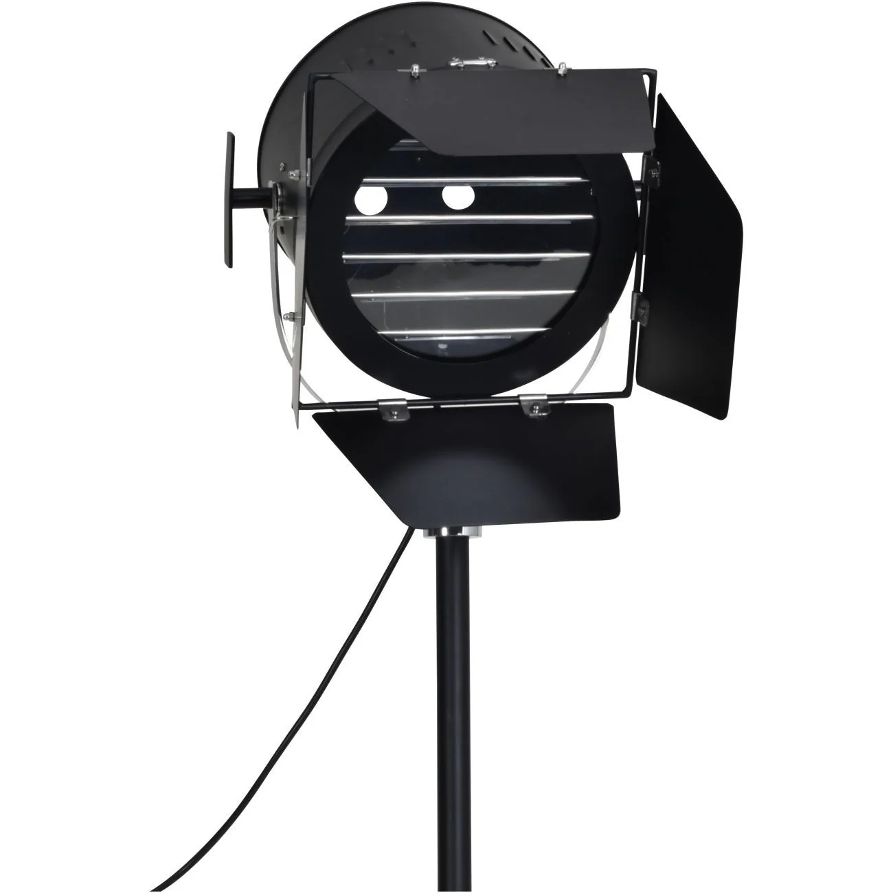 Clarky Spotlight Floor Lamp on Black Tripod Base - Image 4