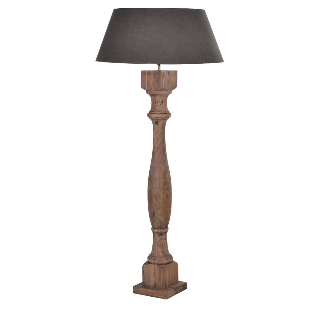 Claudia Floor Lamp with Black Shade - Image 2
