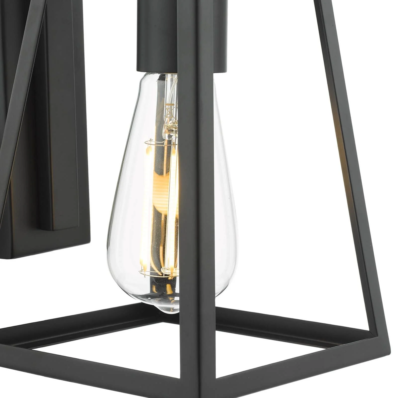 Claudia Wall Light - Matt Black / Natural Brass - Image 8