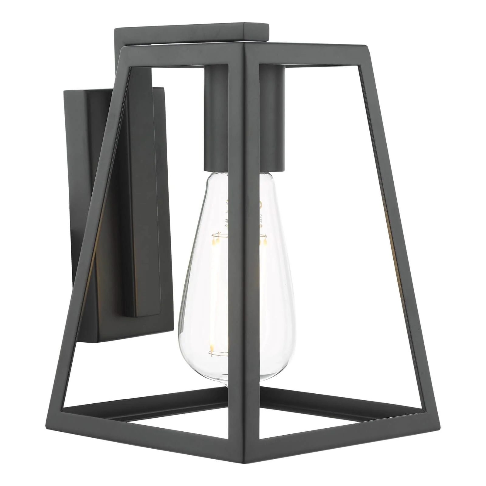 Claudia Wall Light - Matt Black / Natural Brass - Image 9