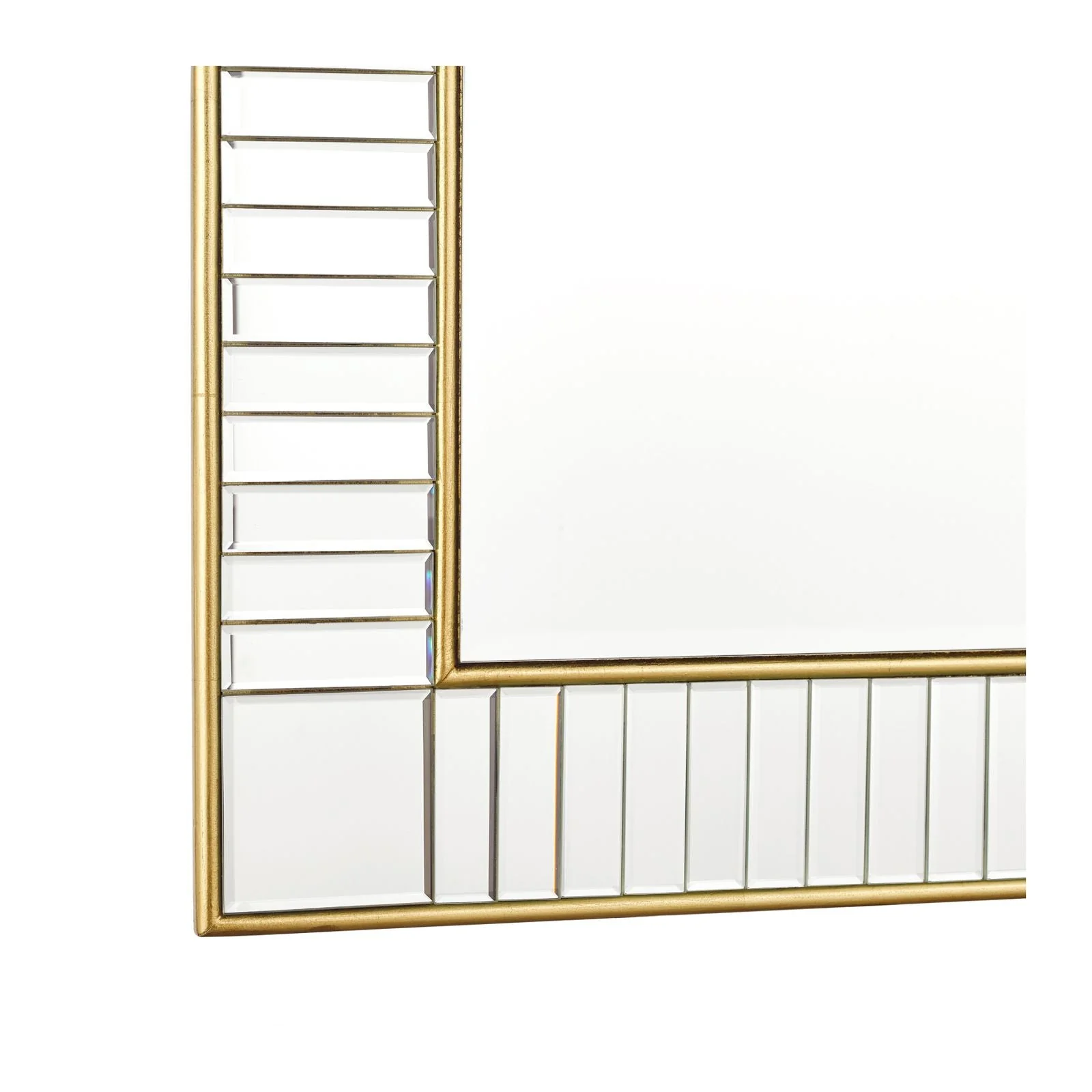 Clemence Mirror Gold Leaf -Square - Image 4