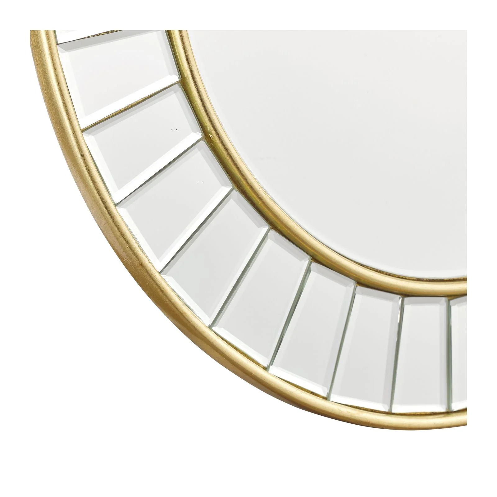 Clemence Round Mirror Gold Leaf - Small and Medium - Image 7